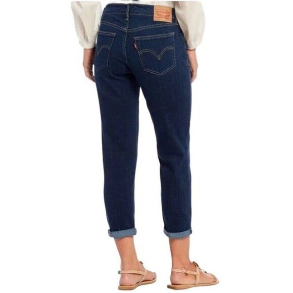 Levi's Boyfriend Women's Mid-Rise Tapered Leg Jeans Size 27 - Picture 6 of 16